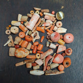 Coral Beads Lot antique 95 gram natural coral beads Coral Necklace